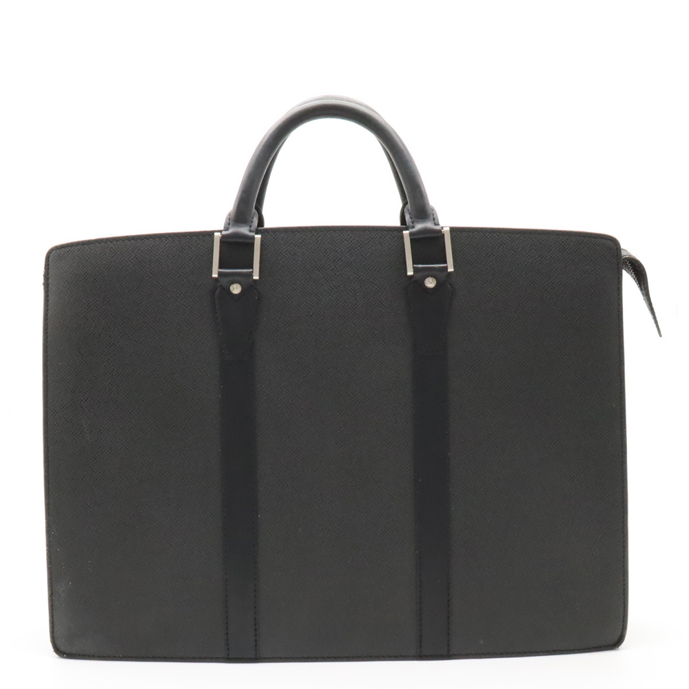 LOUIS VUITTON Taiga Porte Document Rosin Briefcase Black